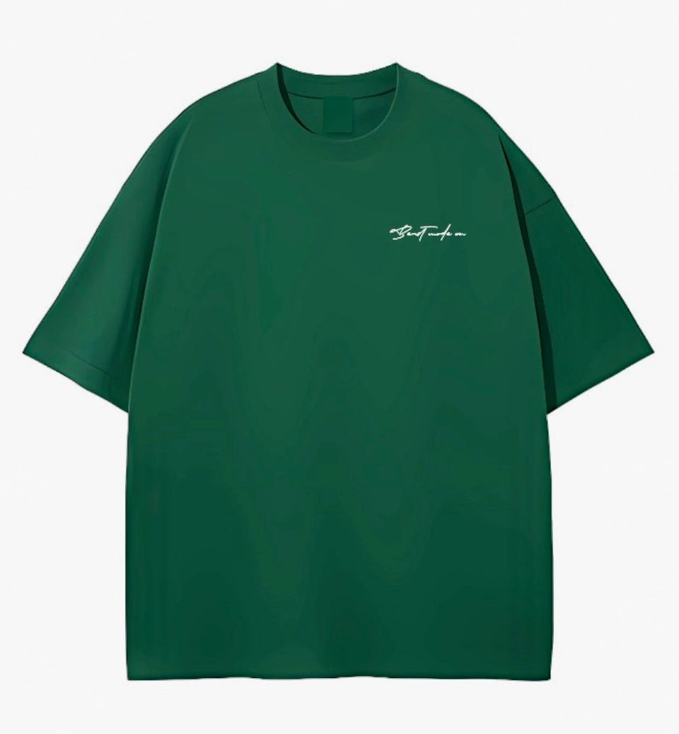 Green Oversized Defy Limits T-shirt